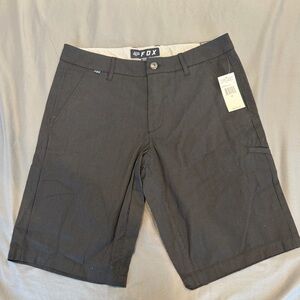 Fox Men’s Black Pinstripe Flat Front Shorts